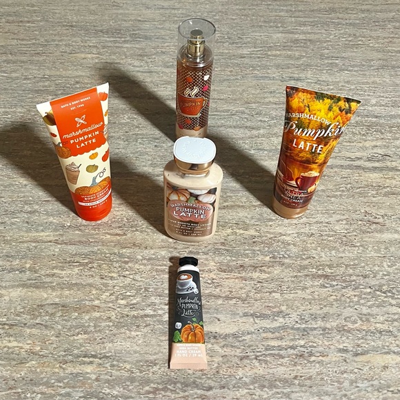 Bath & Body Works Discontinued 5-Piece Marshmallow Pumpkin Latte Collection Set,New Products : American Fashion Style Bags On Sale